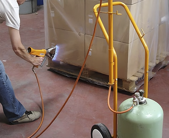 Pistolas de calor para embalaje en cross docking